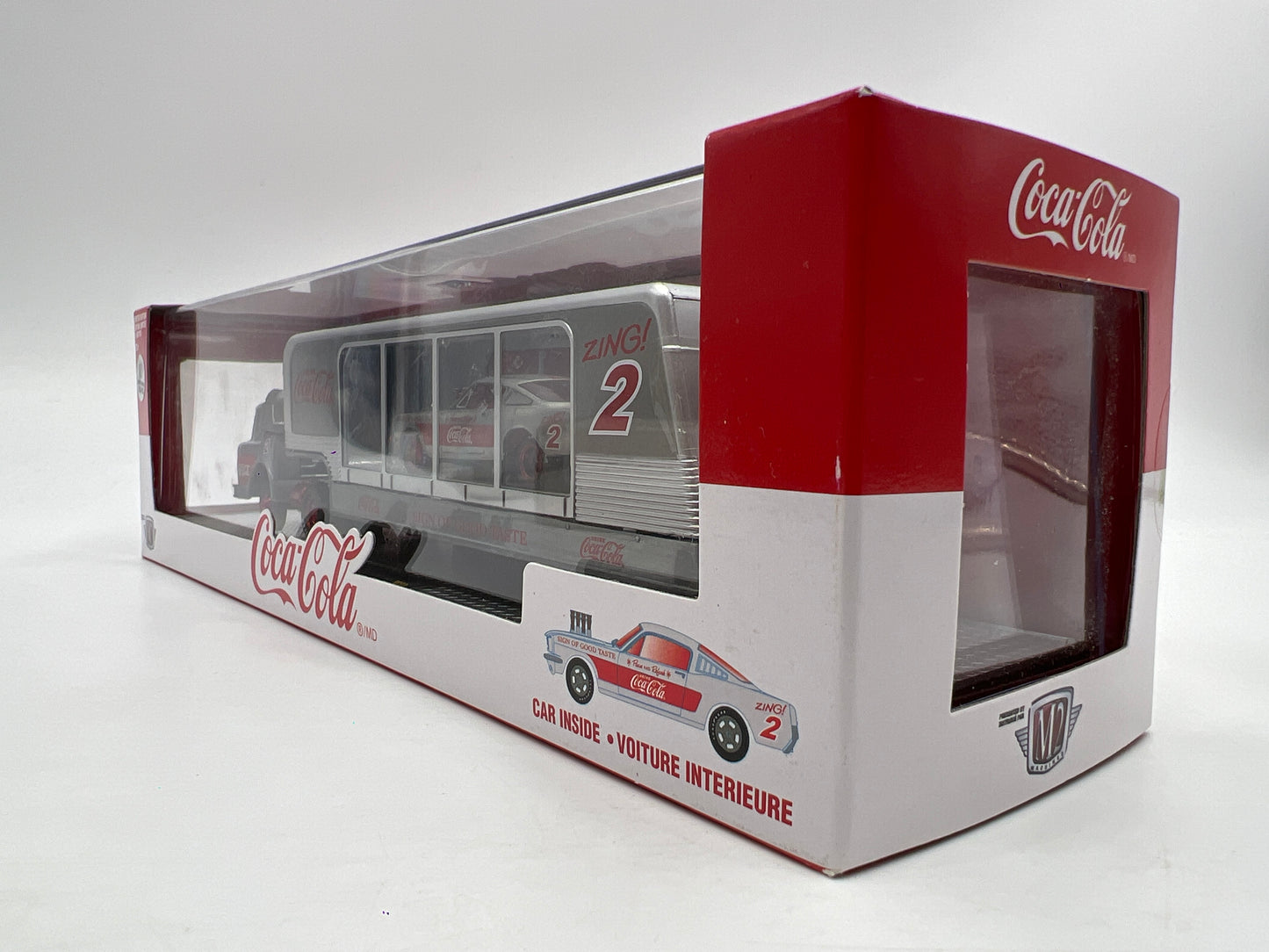 M2 Machines Auto Haulers RAW CHASE 1/250 Coca Cola 1966 Ford C-600 & 1966 Ford Mustang Fastback 2+2 RC02 VHTF