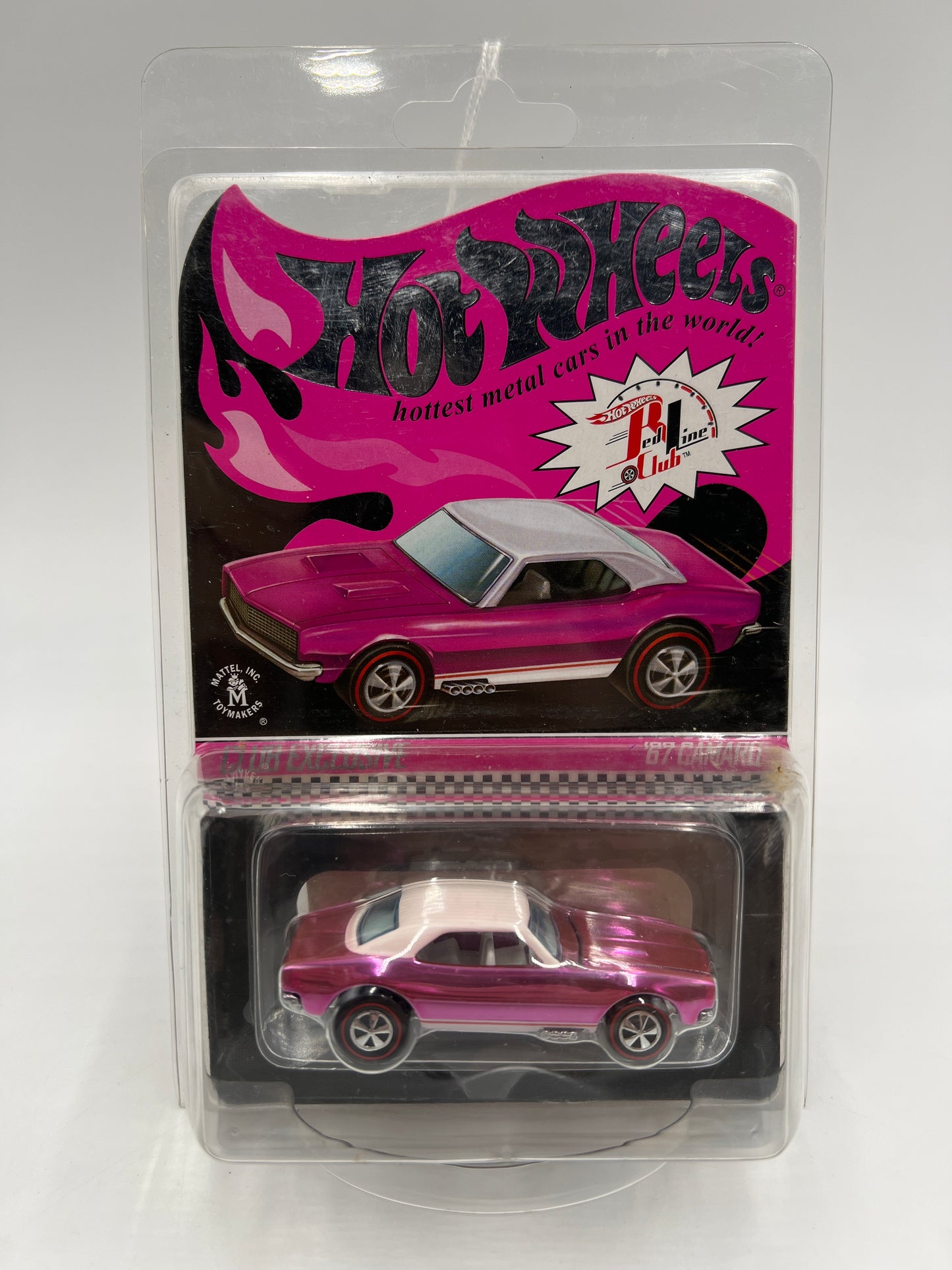 2017 Hot Wheels RLC Club Exclusive Party Car 67 Camaro Pink W/Protector