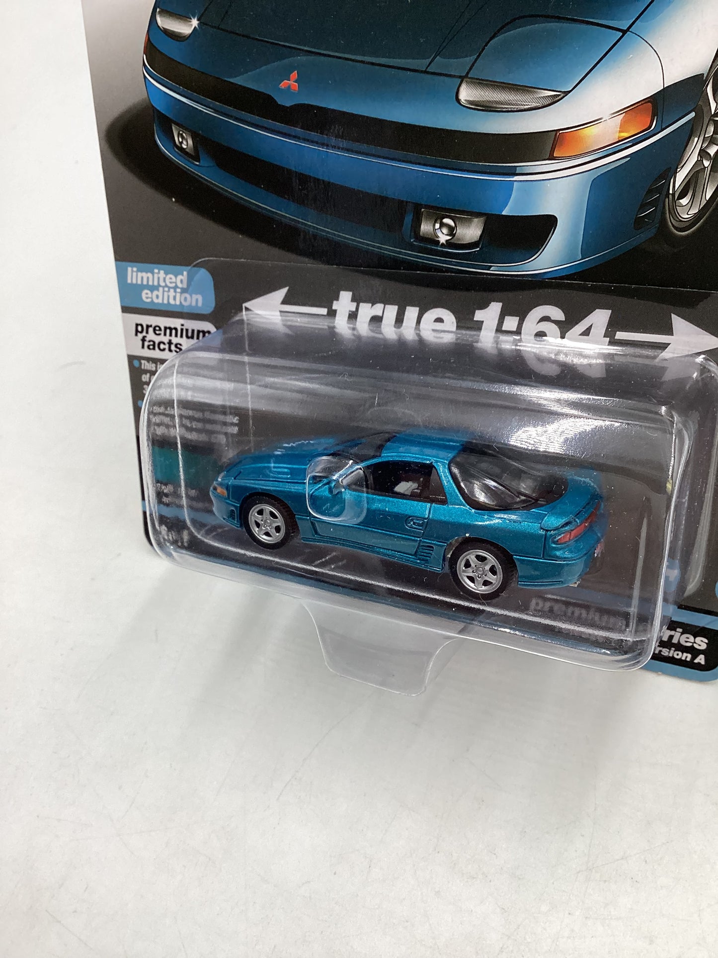 Auto world Modern Muscle Version A #1 1991 Mitsubishi 3000GT VR-4 Blue 182F