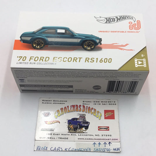 Hot Wheels ID 70 Ford Escort RS1600 series one
