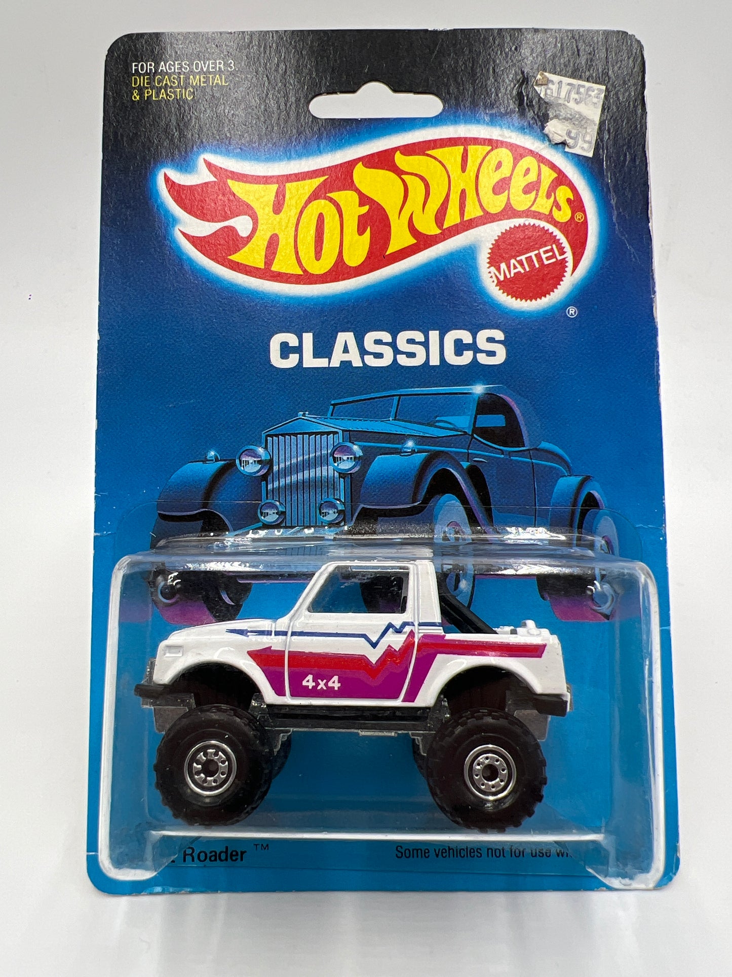 Hot Wheels Original 1988 Classics #1470 Street Roader White W/Protector
