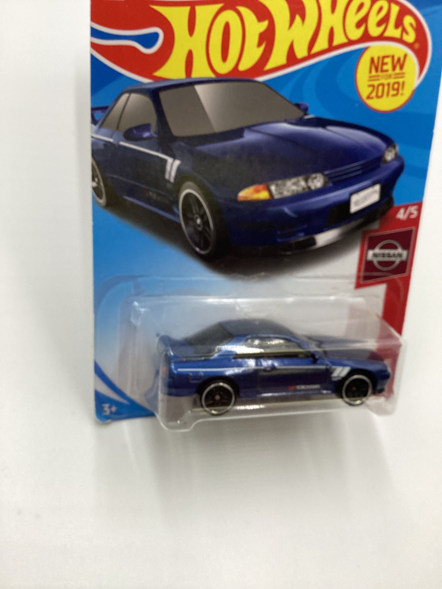 2019 Hot Wheels #1 Nissan Skyline GT-R BNR32 Blue 83H