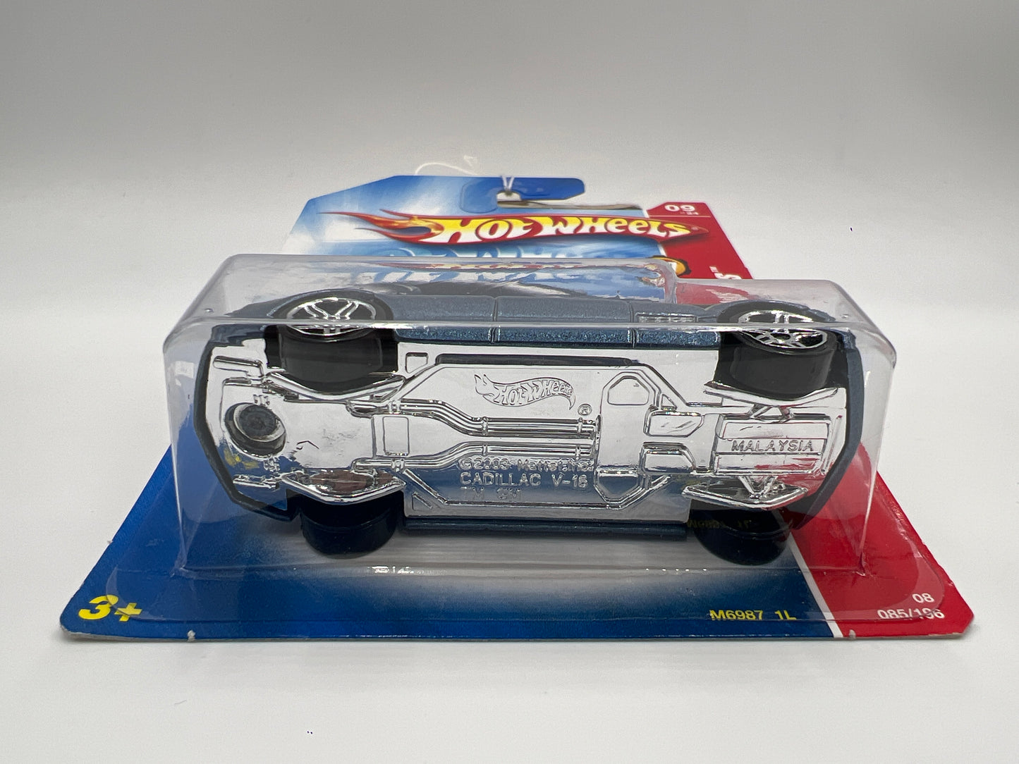 2008 Hot Wheels Web Trading Cars #85 Cadillac Sixteen Blue 56E