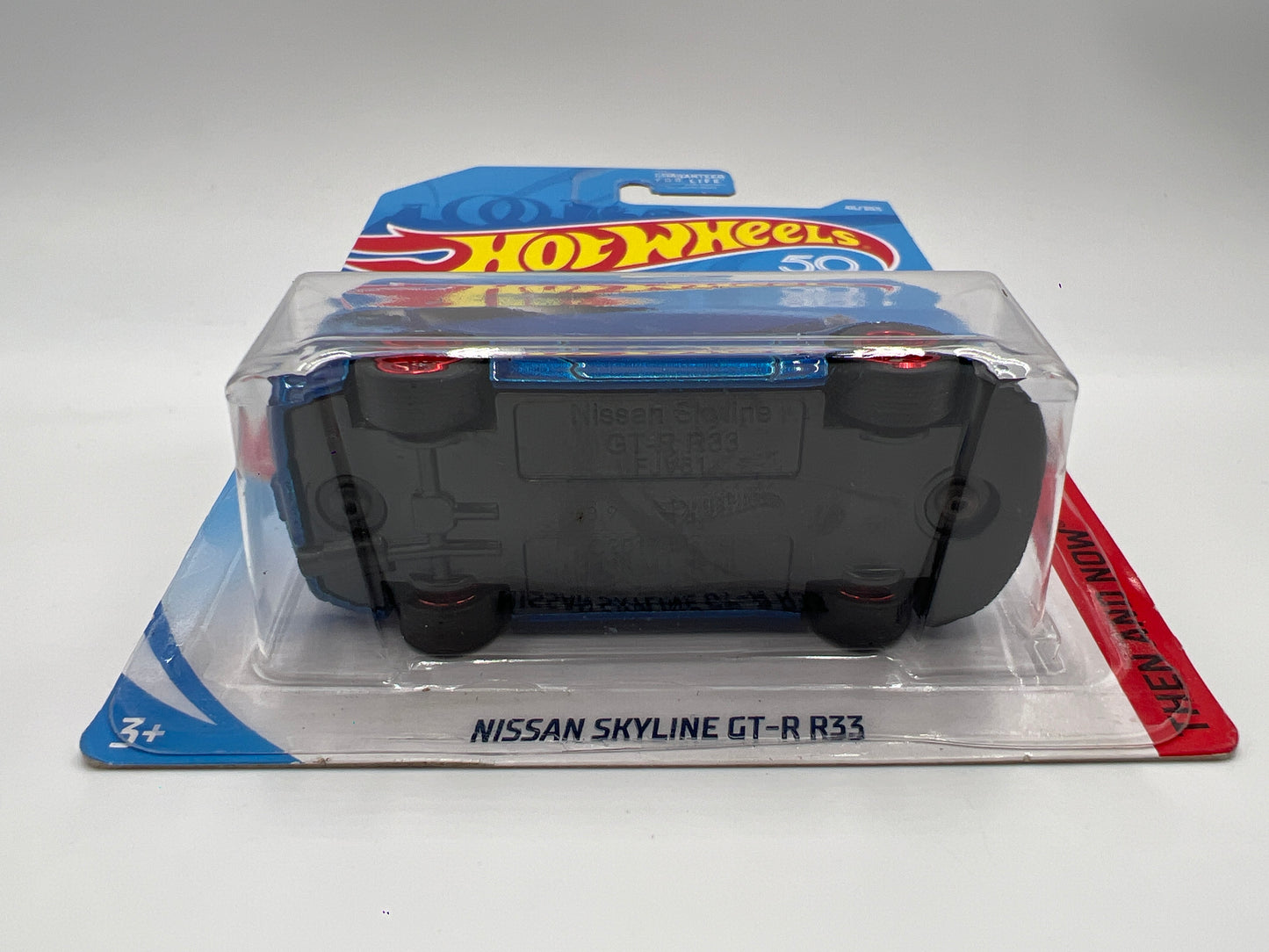 Hot Wheels Nissan Skyline GT-R R33 Blue Wheel Swap Custom On Card W/Protector SR