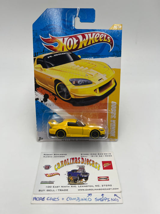 2011 Hot Wheels New Models #20 Honda S2000 Yellow