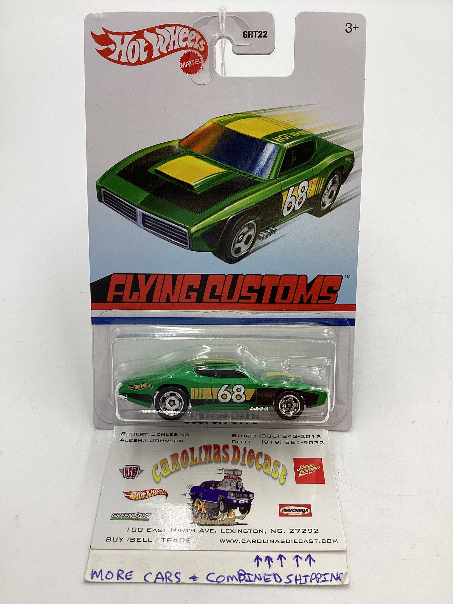 Hot Wheels Target Exclusive Flying Customs Custom Otto Green 154i