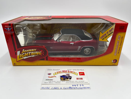 Johnny Lightning 1:24 Scale White Lightning Chase Muscle Cars R28 69 Chevy Camaro Z28 Red VHTF