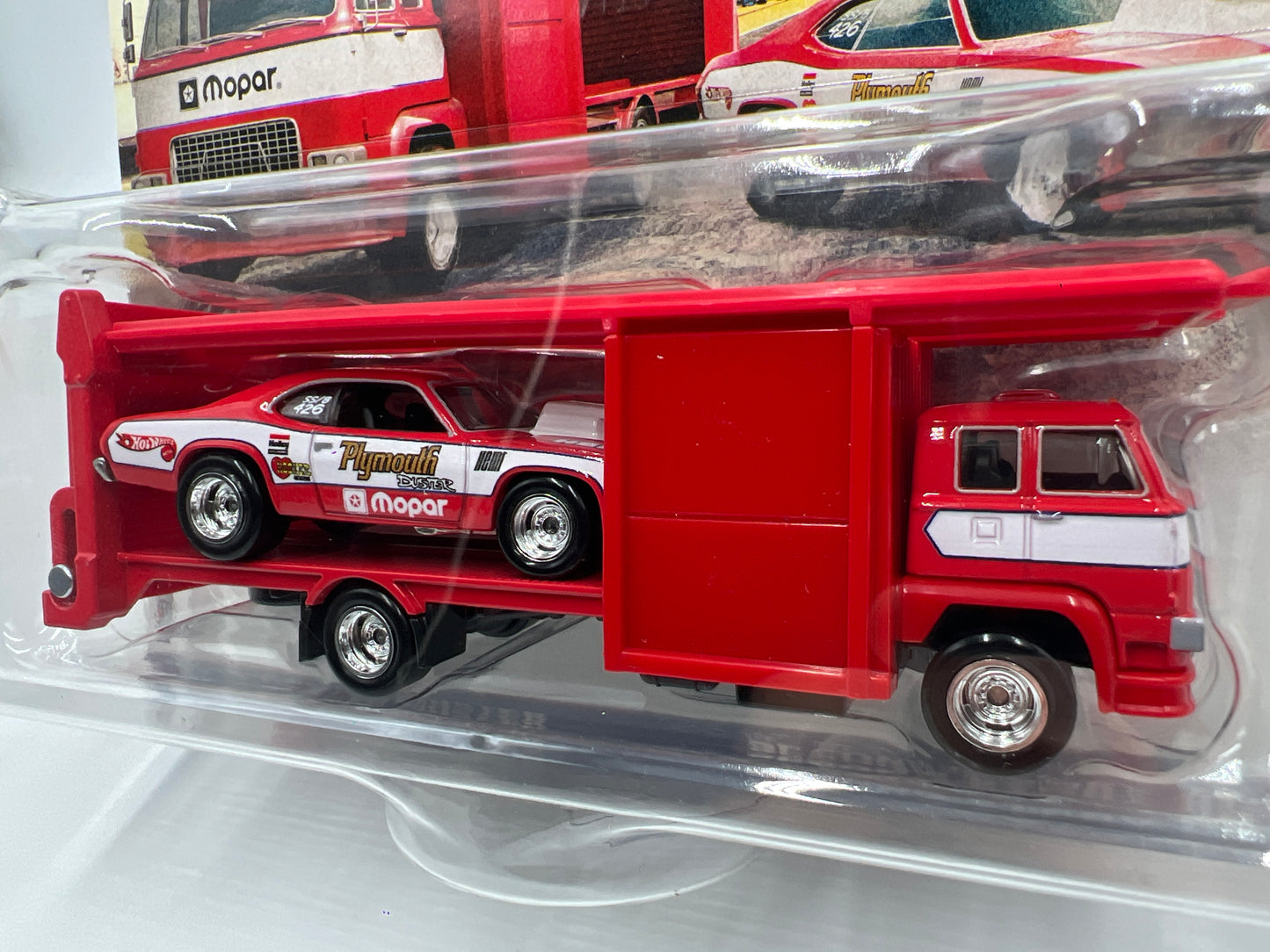 2025 Hot Wheels Car Culture Team Transport #82 73 Plymouth Duster & Second Story Lorry 280H