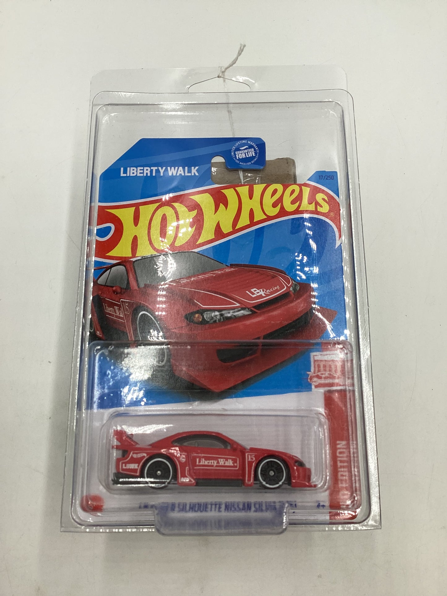 2023 Hot Wheels Red Edition #17 LB Super Silhouette Nissan Silvia with protector