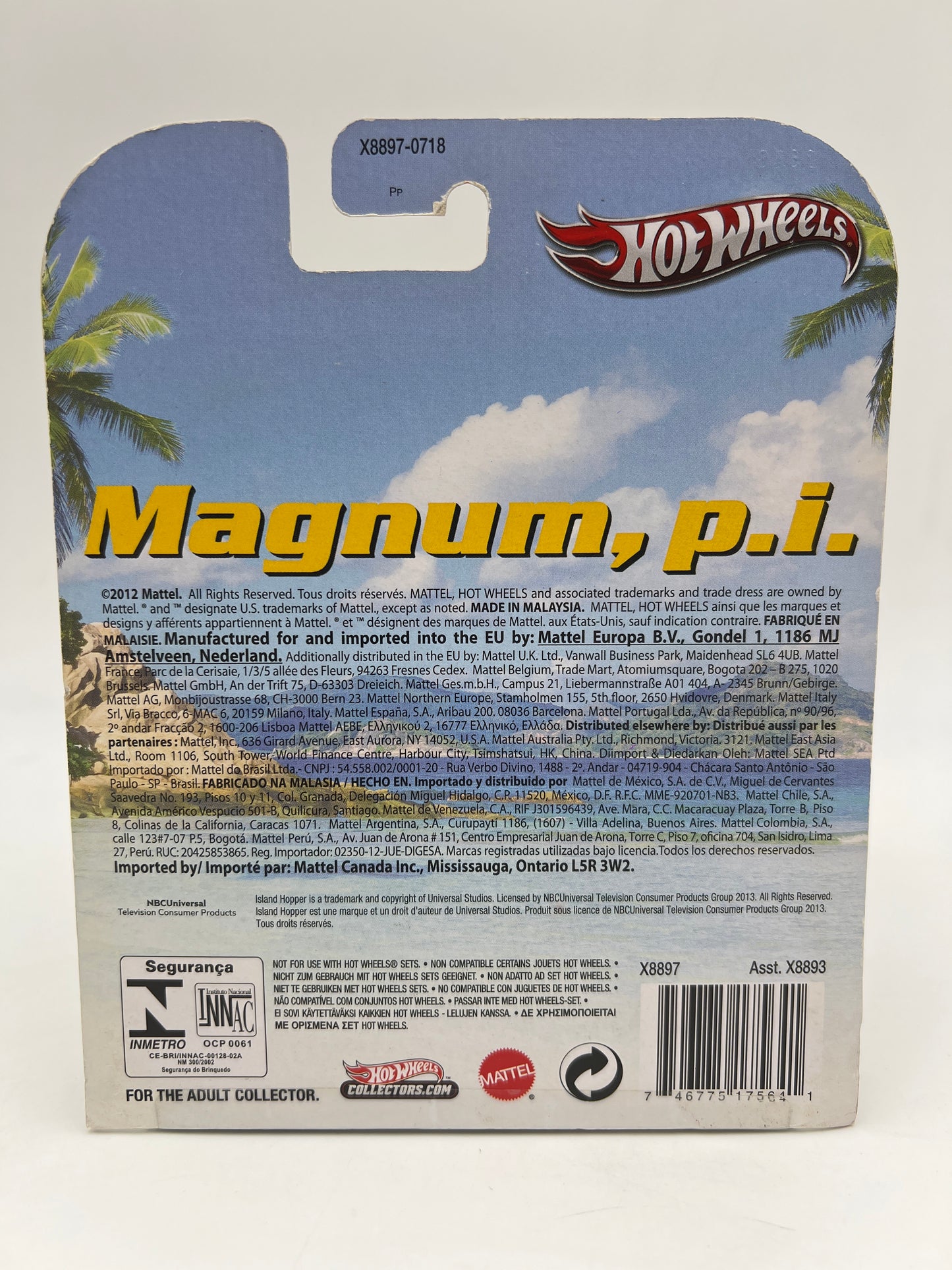 Hot Wheels Retro Entertainment Magnum PI Island Hopper W/Protector