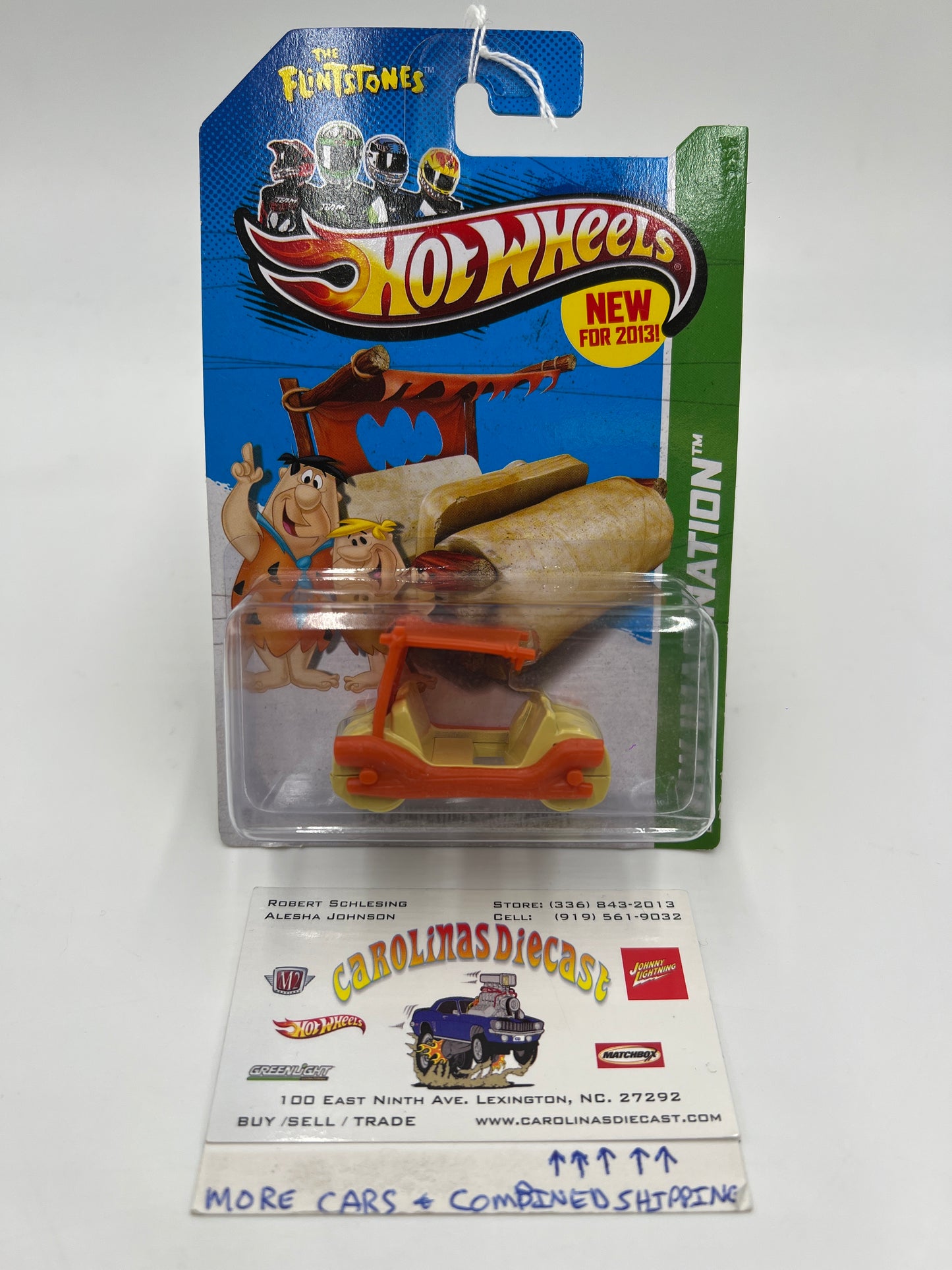 2013 Hot Wheels HW Imagination #70 The Flintstones Flintmobile 120F