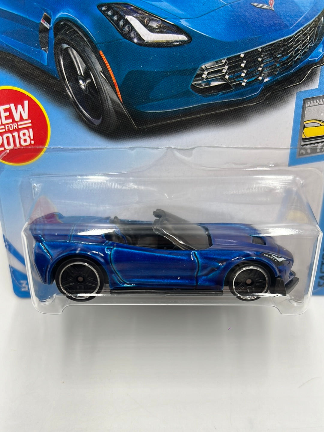 2018 Hot Wheels  #5 Corvette C7 Z06 Convertible 1D