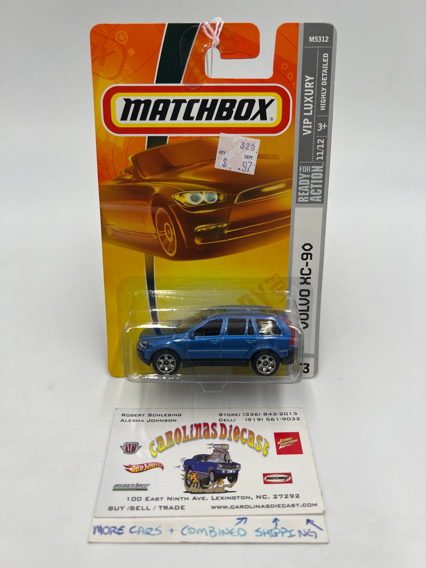 Matchbox VIP Luxury #43 Volvo XC-90 Blue SR