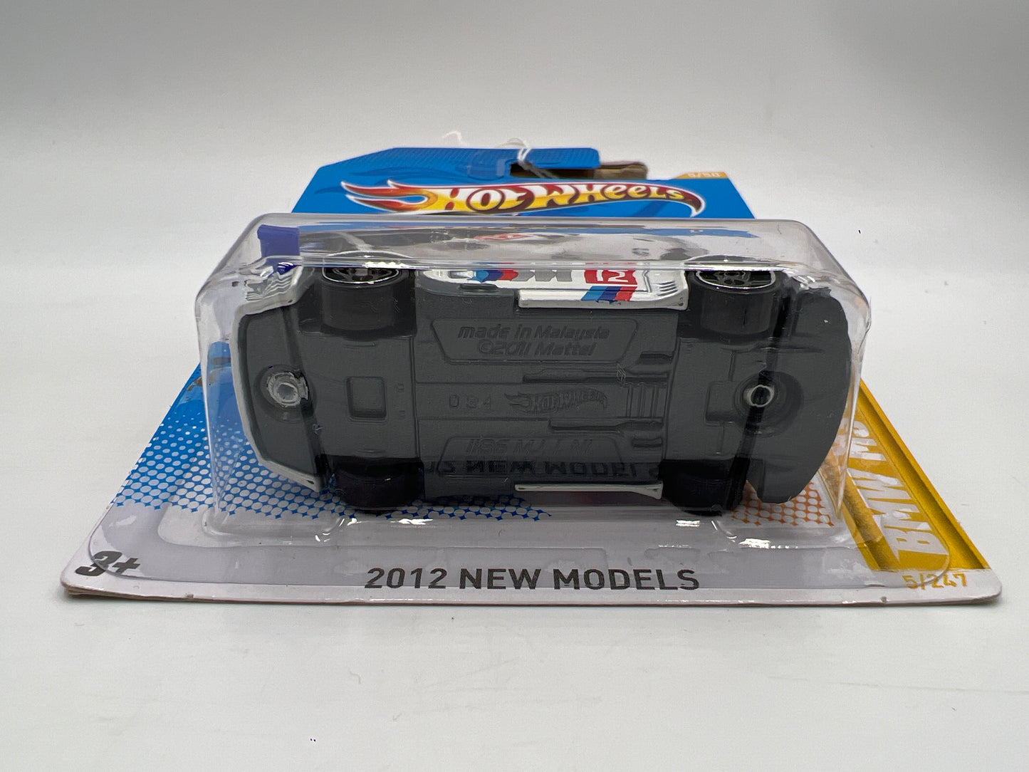 2012 Hot Wheels New Models #5 BMW M3 GT2 White 106B