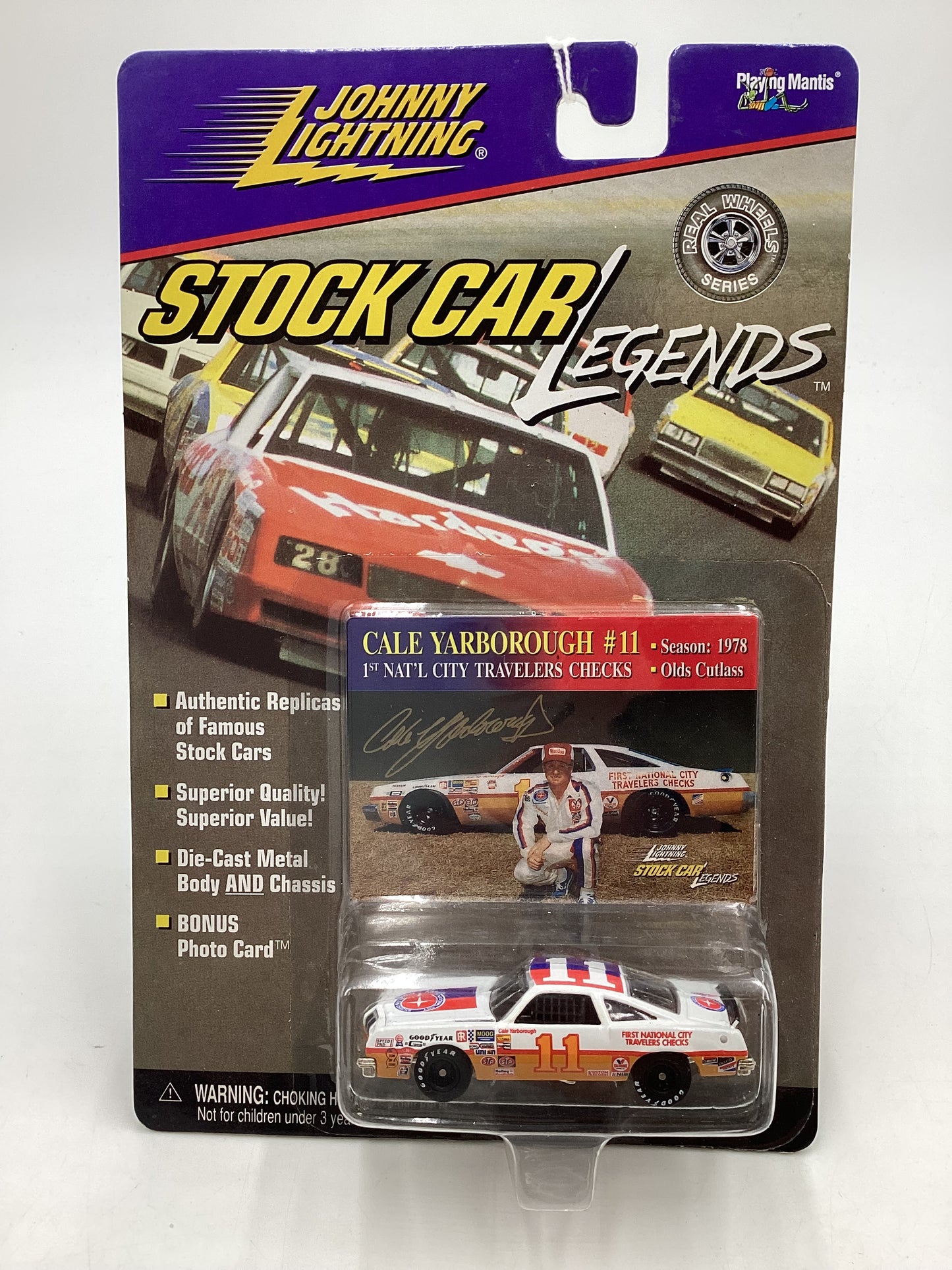 Johnny lightning Stock Car Legends #11 Cale Yarborough Olds Cutlass 186B