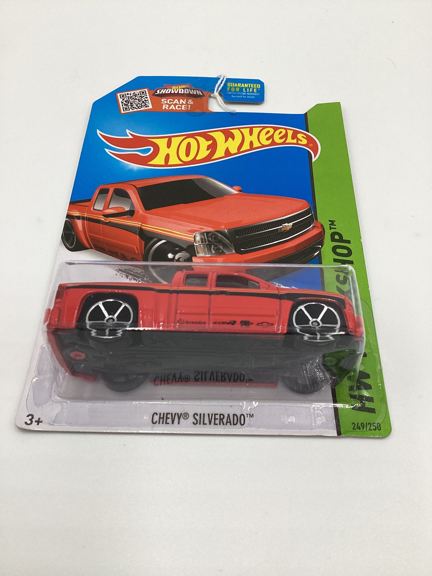 2015 Hot Wheels HW Workshop #249 Chevy Silverado Red 16A