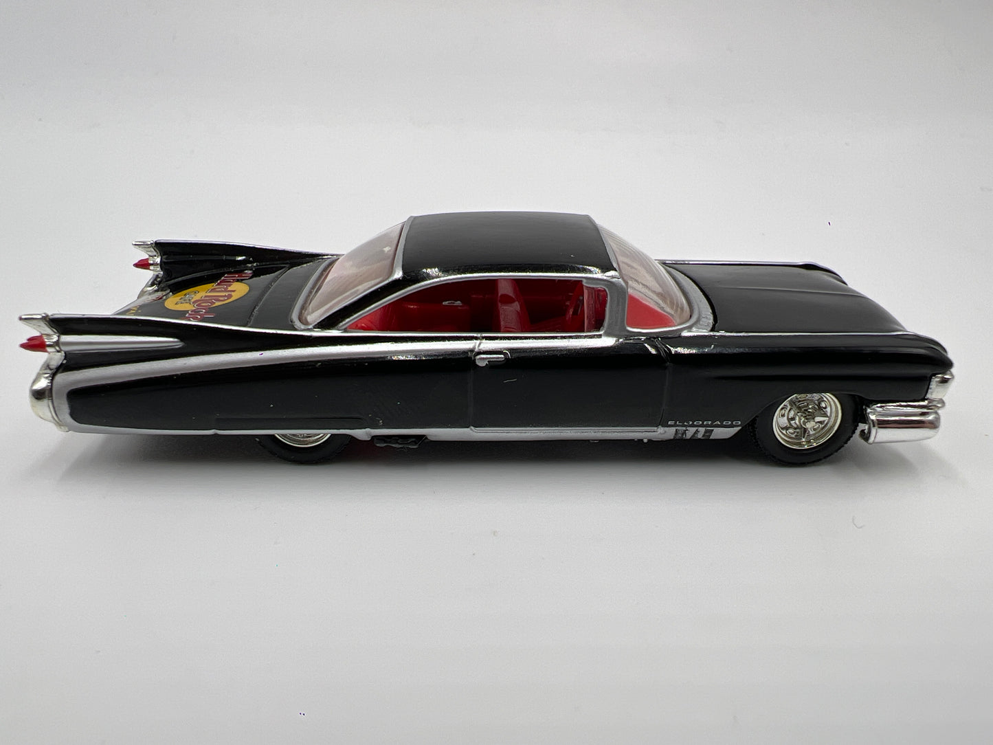 2001 Hot Wheels Collectibles 1/64 Acrylic Hard Rock Cafe 1959 Cadillac Coupe De Ville Black Loose