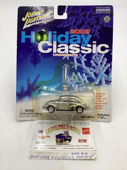 Johnny Lightning Holiday Classic Ornaments 66 VW Beetle Chrome