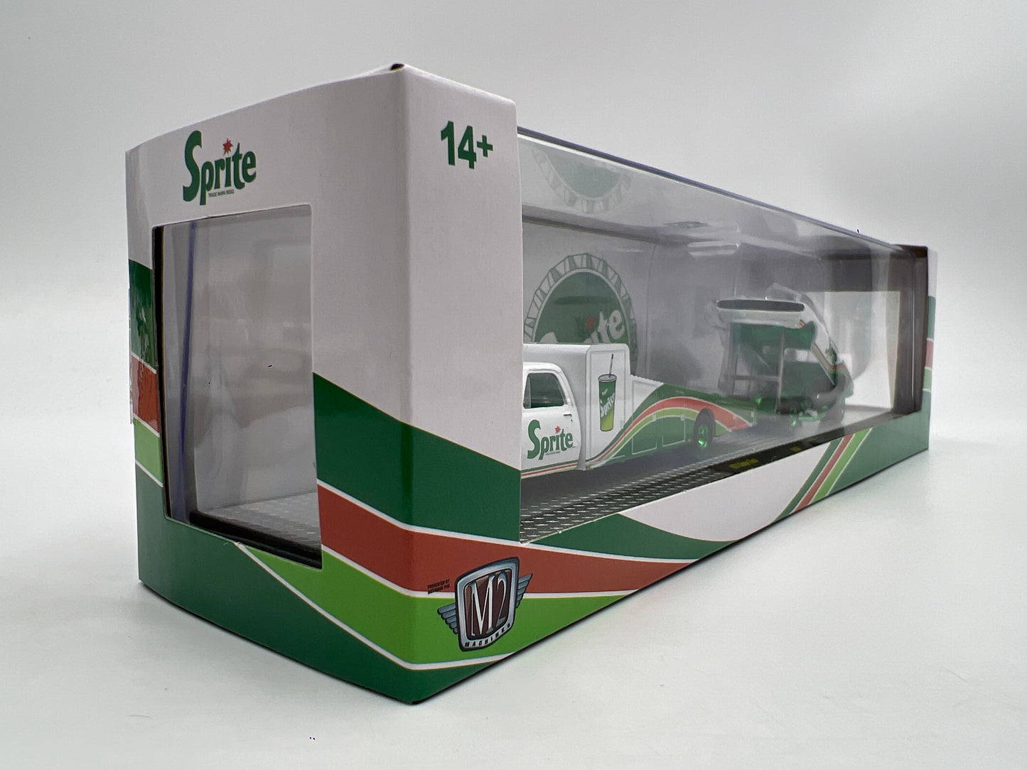 M2 Machines Auto Haulers CHASE Sprite 1974 Dodge Truck & 1971 Dodge Challenger Funny Car TW39