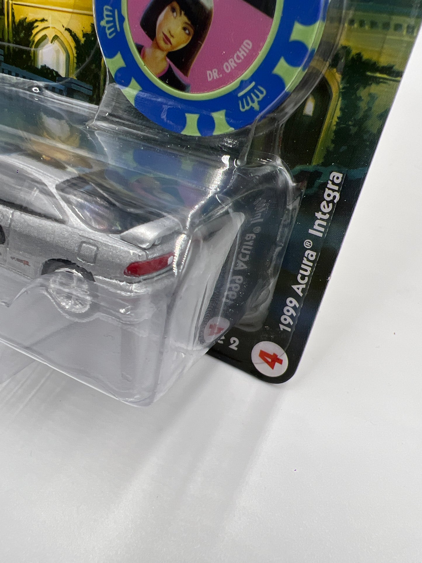 Johnny Lightning Pop Culture Clue Release 2 #4 1999 Acura Integra Silver 230E