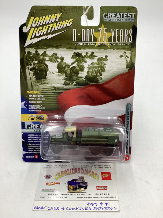 Johnny Lightning D-Day 75 Years WWII GMC CCKW 2 1/2 Ton 6x6 Truck 192D