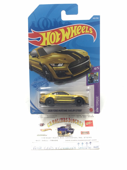 2021 hot wheels super treasure hunt 2020 Ford Mustang Shelby GT500 factory sealed sticker W/Protector