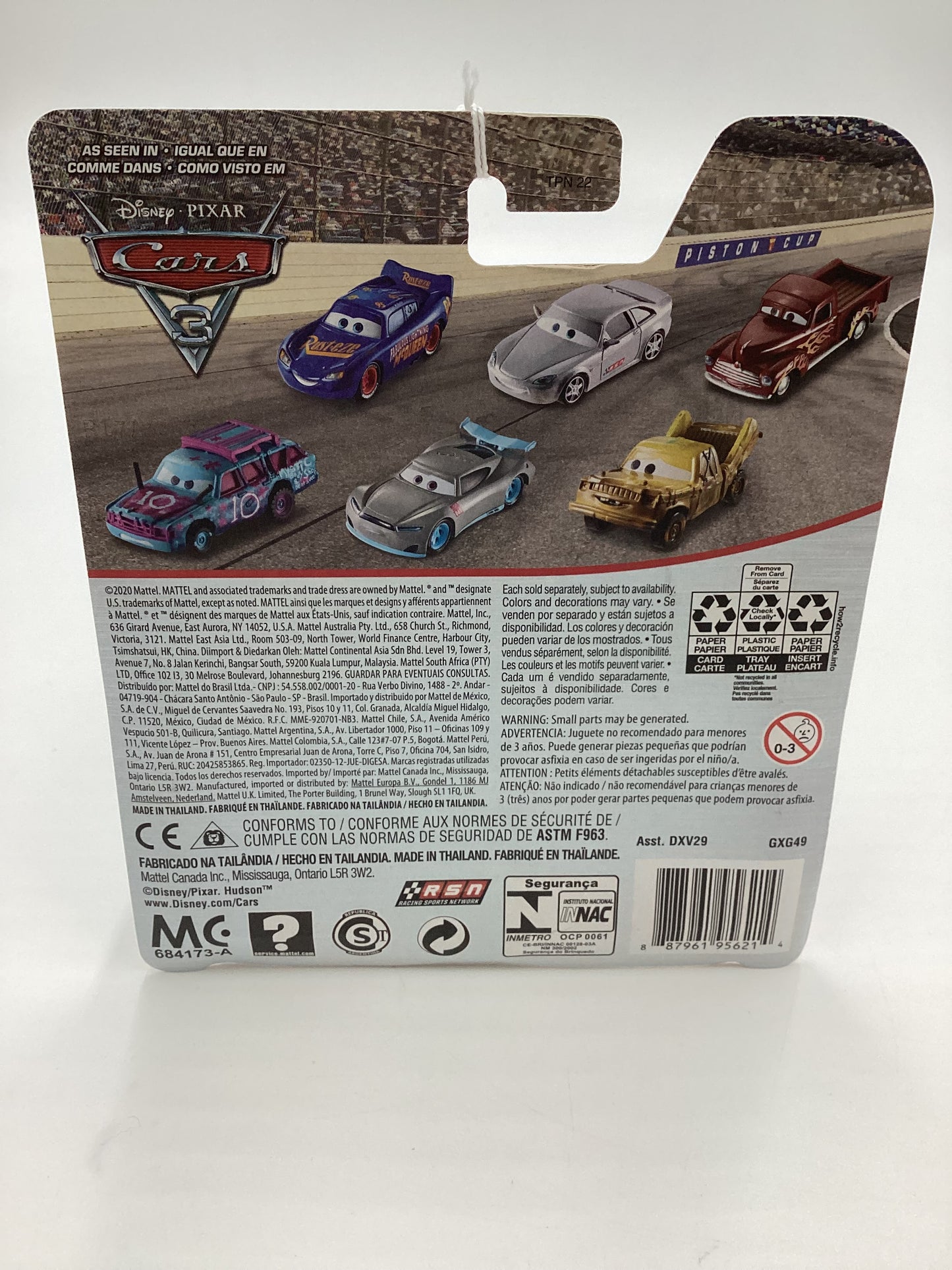 Disney Pixar Cars Blind Spot Blue/Pink