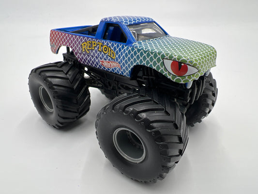 Hot Wheels 1:64 Monster Jam Small Wheel/Metal Base Reptoid Loose