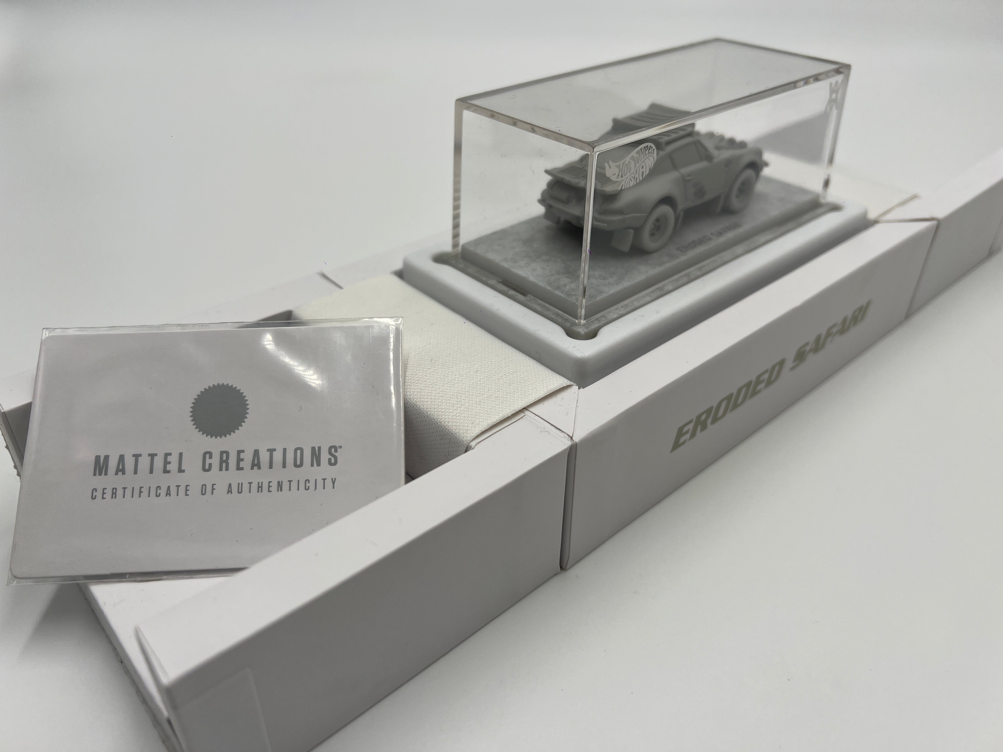 Mattel Creations Hot Wheels x Daniel Arsham Eroded 1986 Porsche