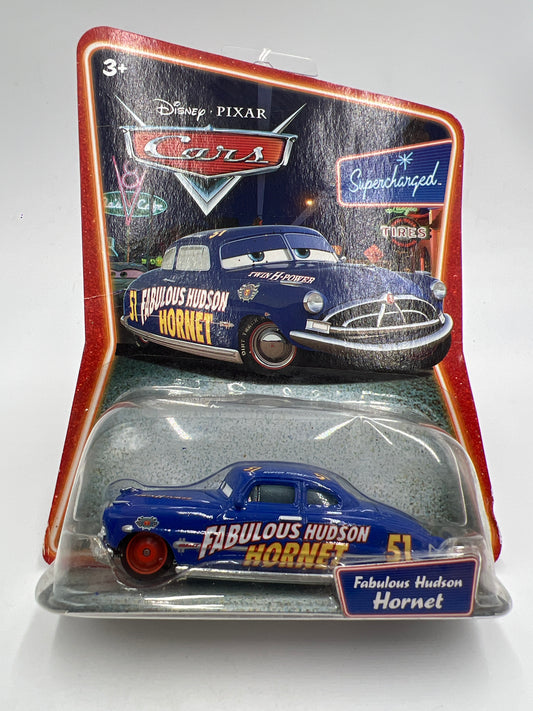 Disney Pixar Cars Supercharged Fabulous Hudson Hornet W/Red Wheels 2 140B