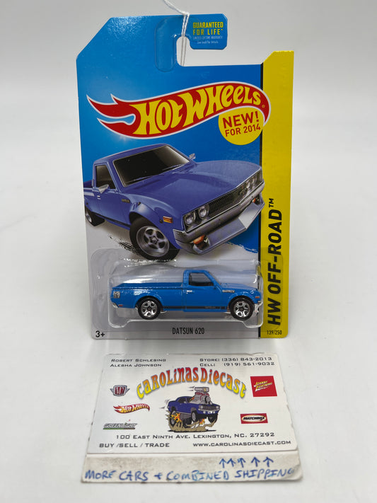 2014 Hot Wheels Kmart Exclusive Off-Road #139 Datsun 620 Blue