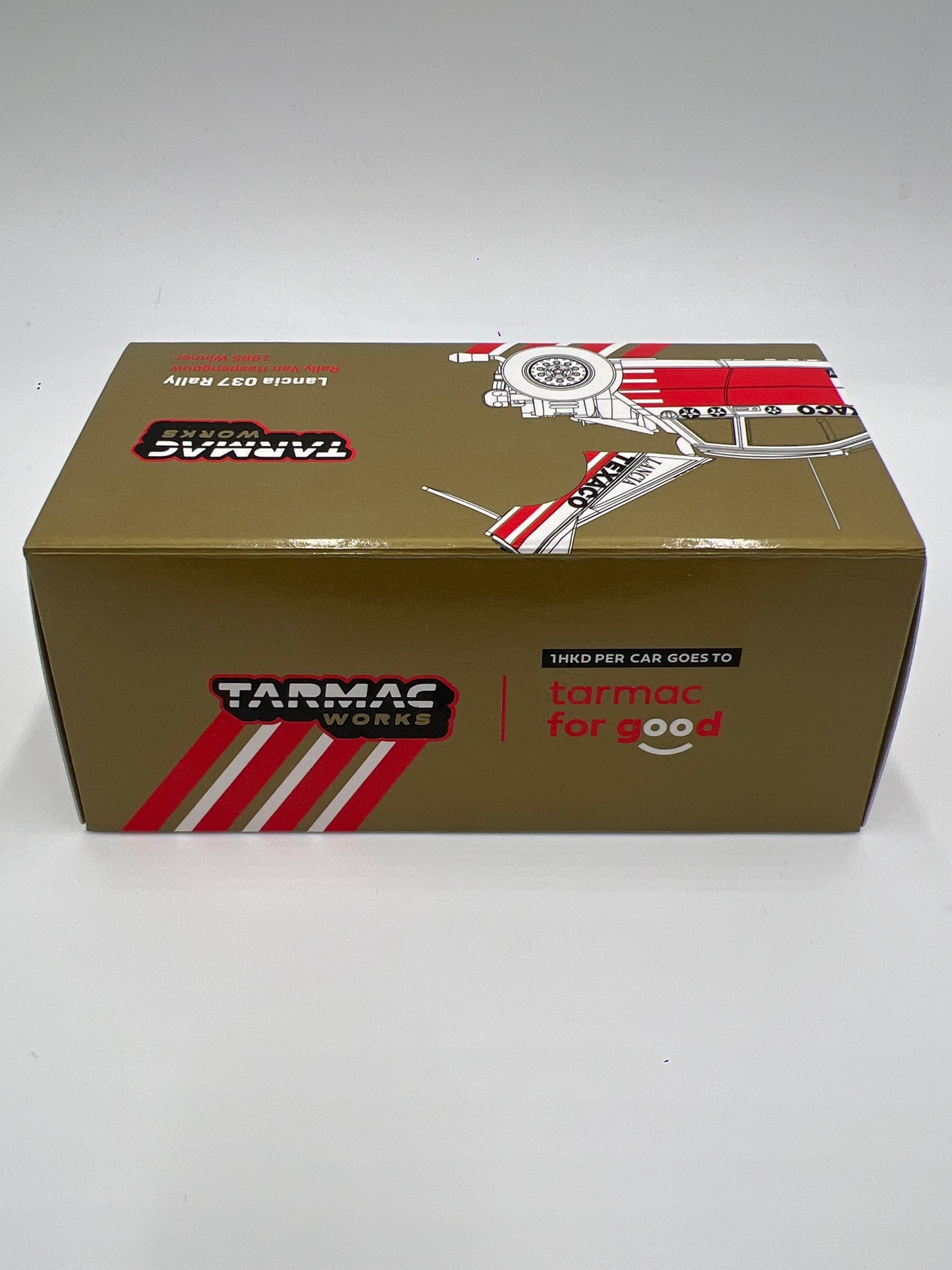 Tarmac Works 1/64 Texaco 1985 #3 Winner Rally Van Haspengouw Lancia 037 Rally