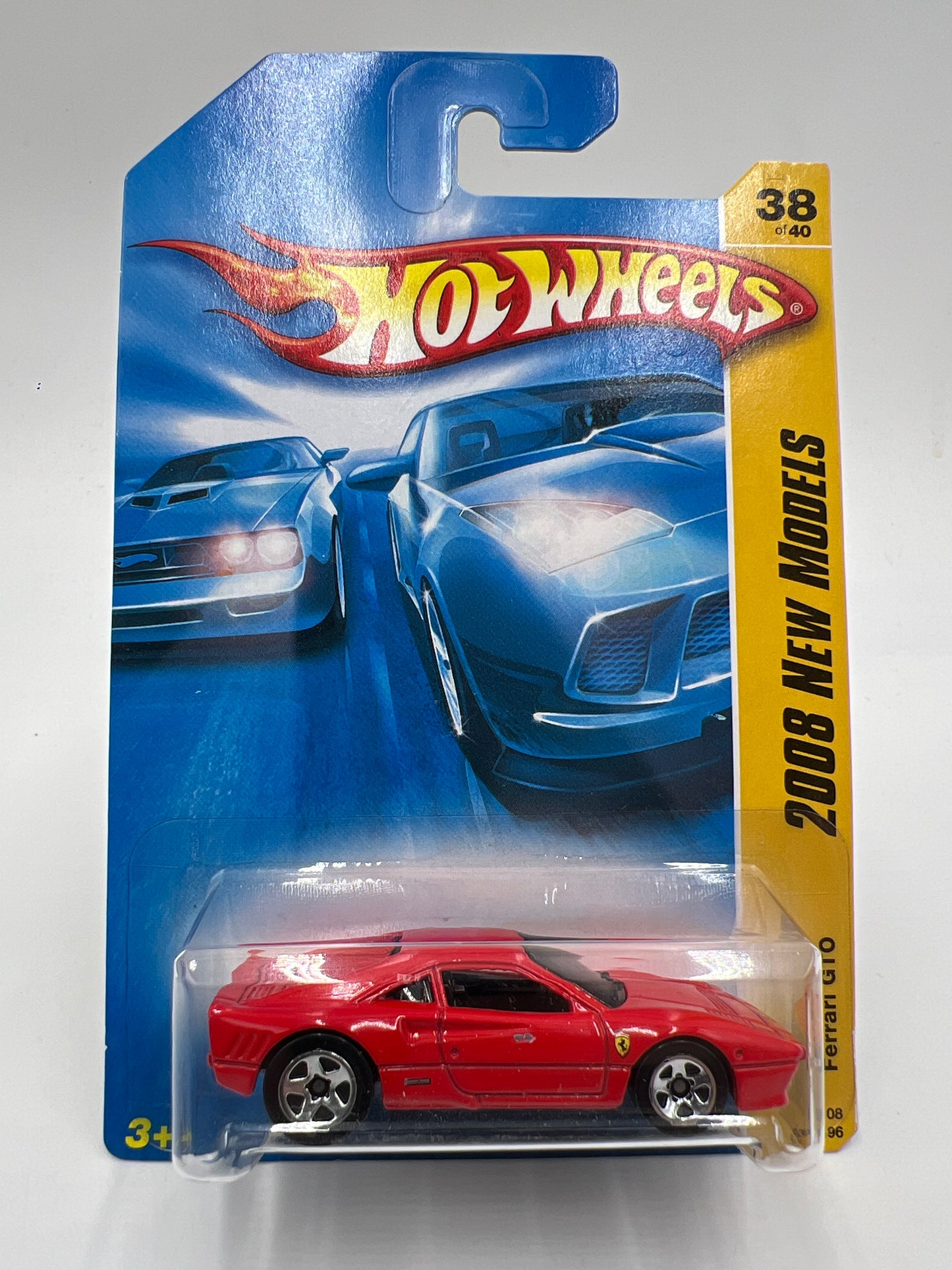 2008 Hot Wheels New Models #38 Ferrari GTO Red W/Protector