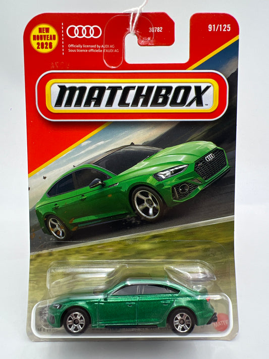 2026 Matchbox #91 2024 Audi RS 5 Sportback Green 217F
