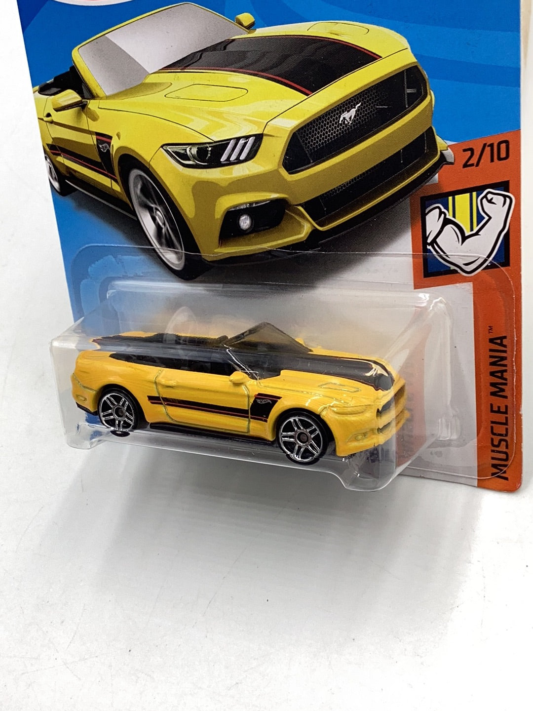 2018 Hot Wheels #168 2015 Ford Mustang GT Convertible 23G