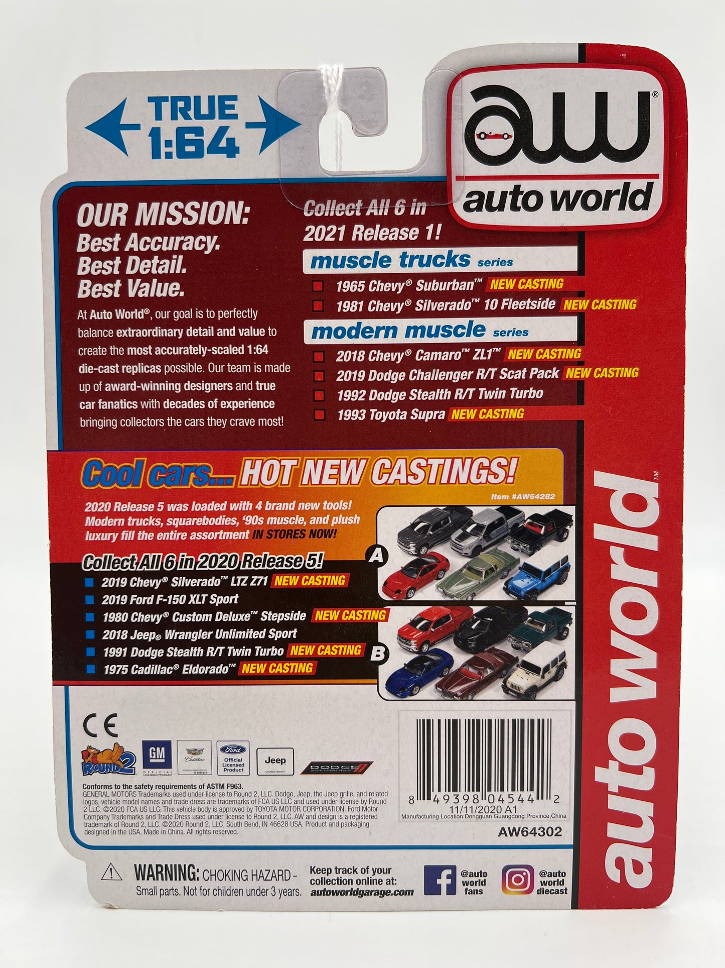 Auto World Muscle Trucks Release 1 Version B 1981 Chevy Silverado 10 Fleetside Black/Silver