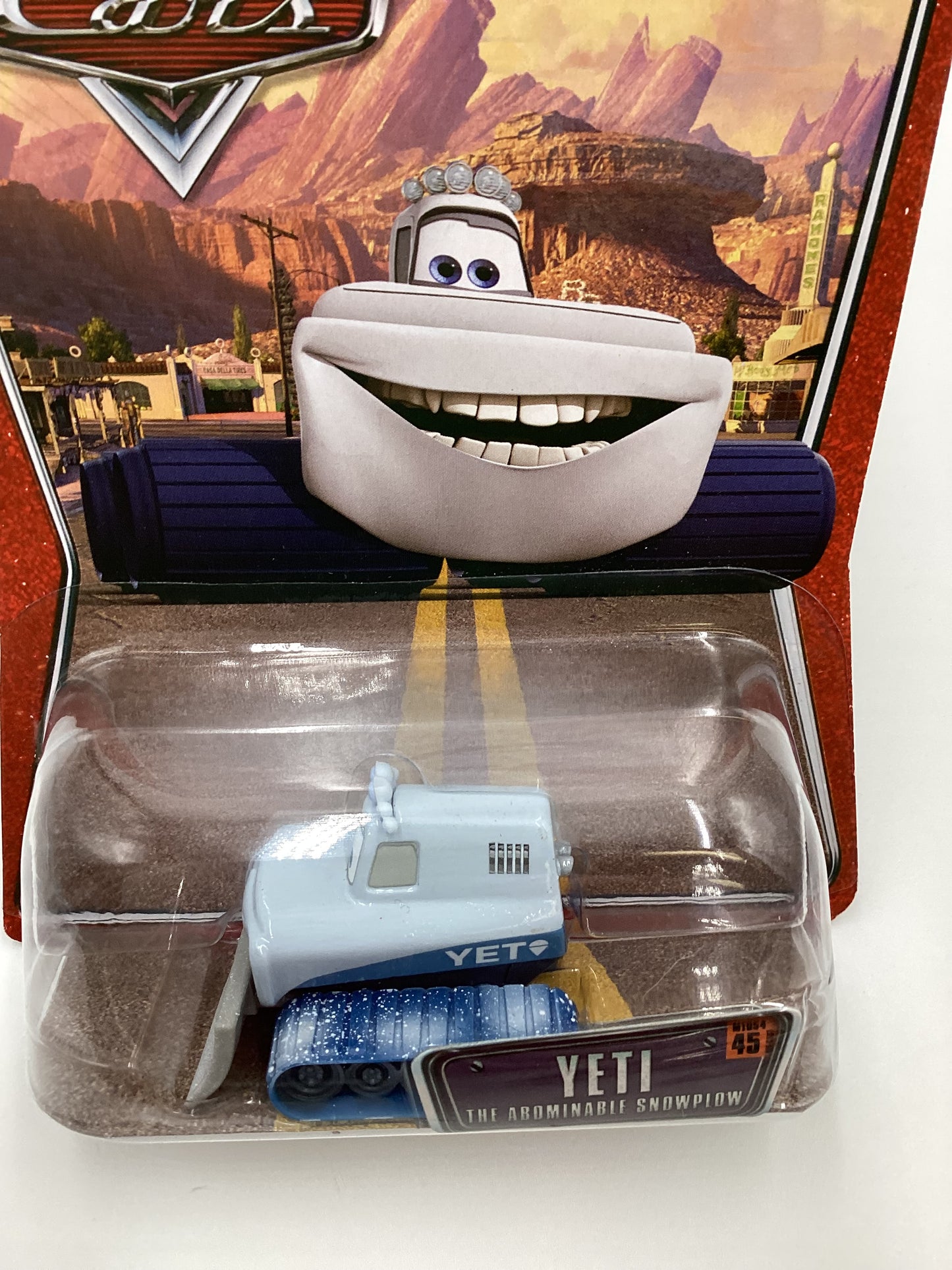 Disney Pixar The World of Cars #45 Yeti The Abominable Snowplow 142A