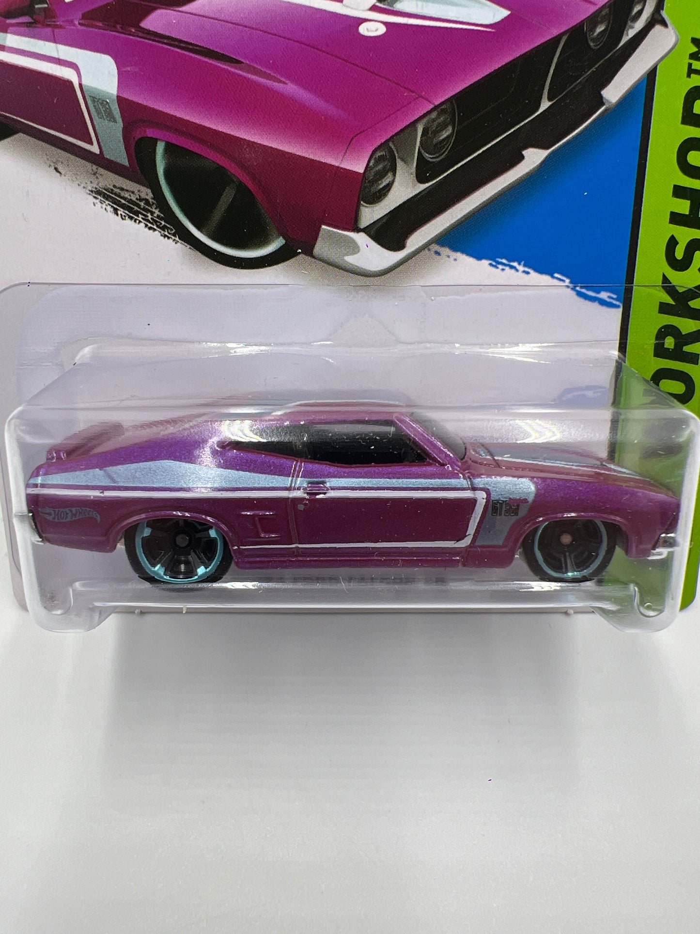 2014 Hot Wheels Kmart Exclusive Workshop #238 73 Ford Falcon XB Purple 234A