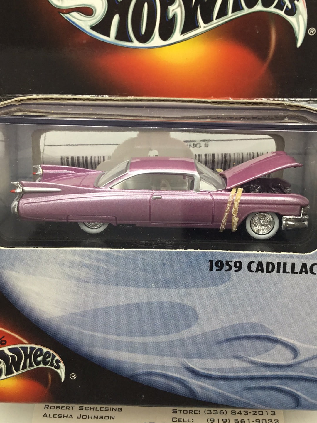 Hot Wheels Black Box 100% 1959 Cadillac