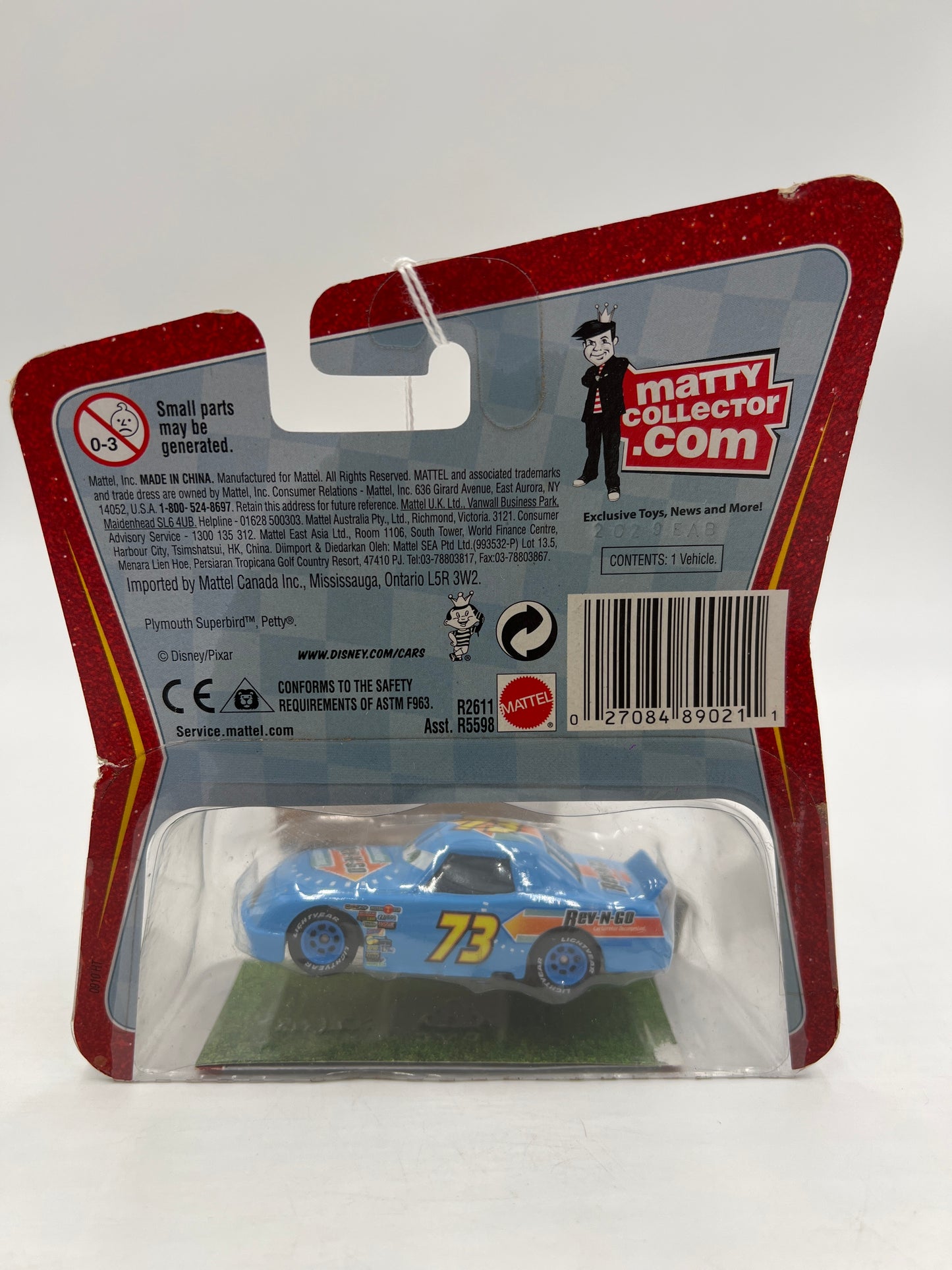 Disney Pixar The World Of Cars Rev N Go No 73 137B