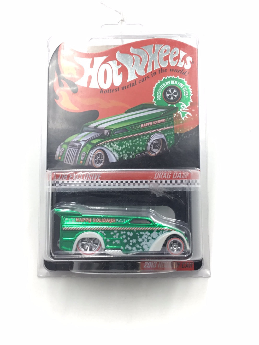 2013 hot wheels redline club Drag Dairy Holiday Car 1457/4000 with