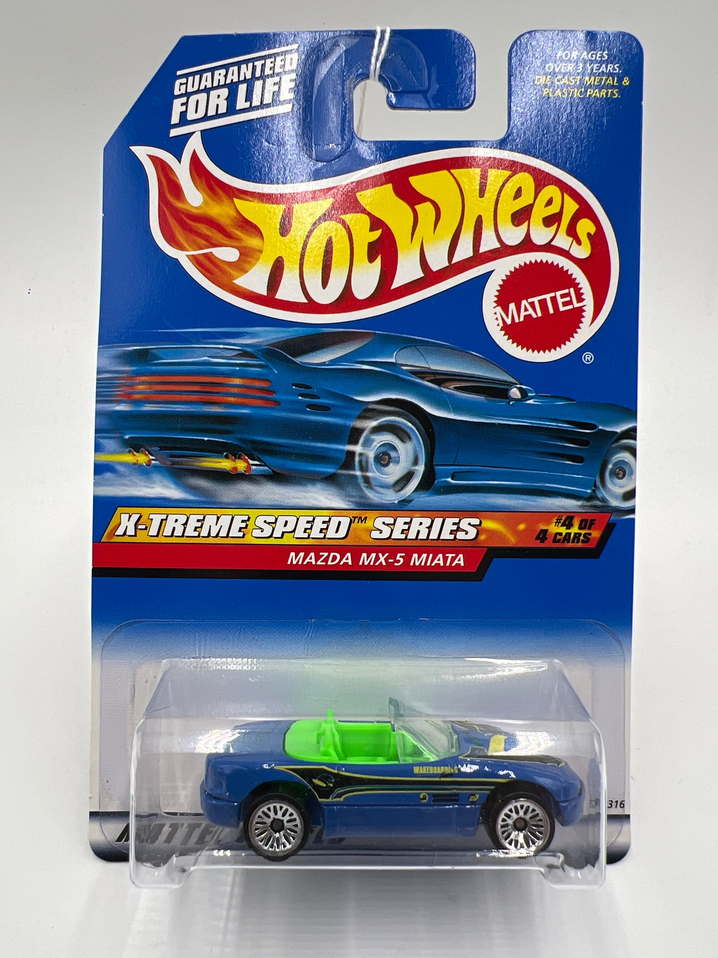 Hot Wheels Collector #968 X-Treme Speed Series Mazda MX-5 Miata Blue 82I