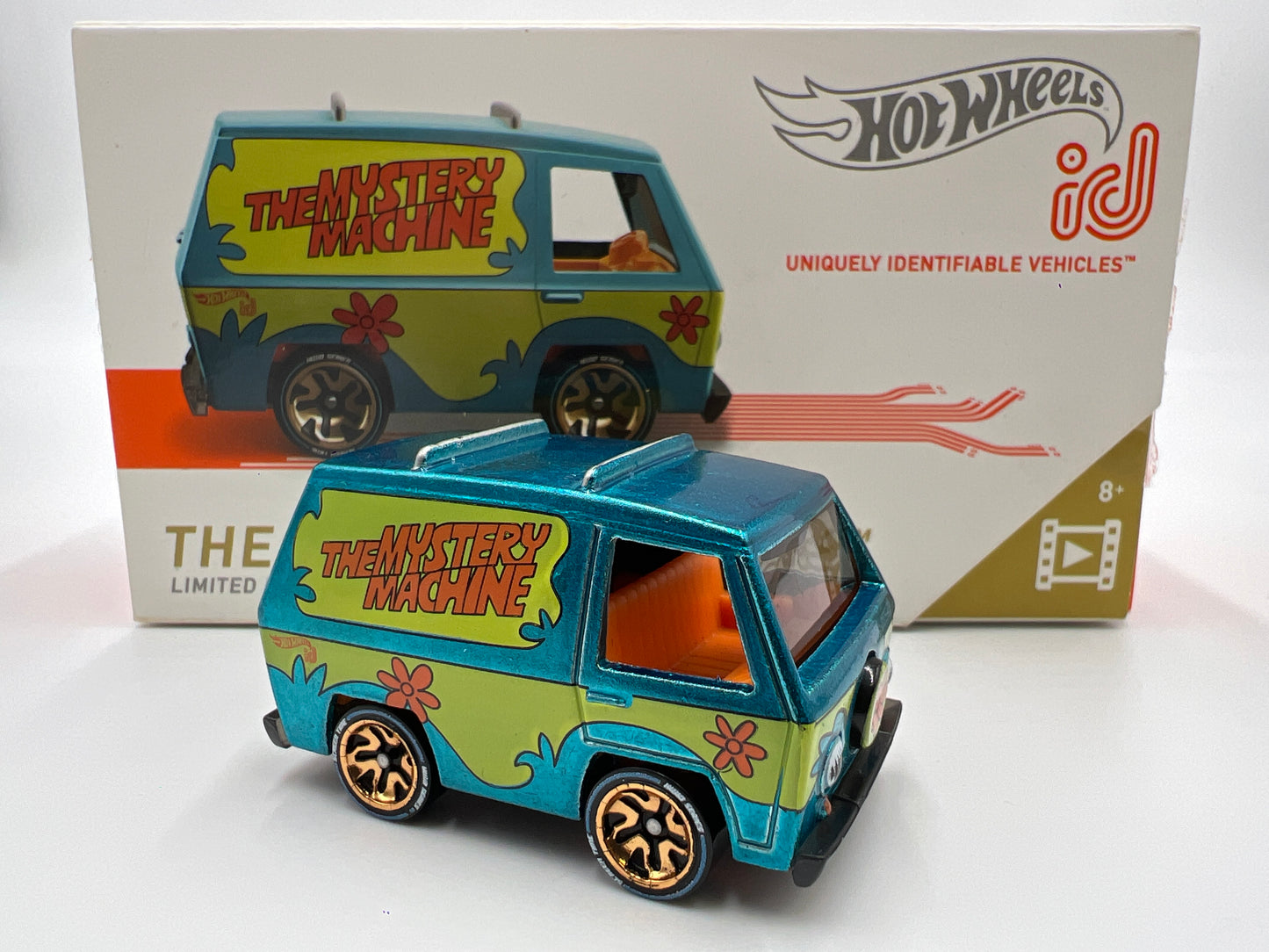 Hot Wheels iD Screen Time Series 1 #5 The Mystery Machine Light Blue Opened