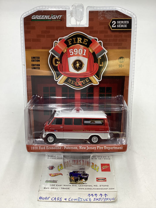 Greenlight Fire and Rescue Series 2 1970 Ford Econoline Patterson New Jersey Fire Department 177H