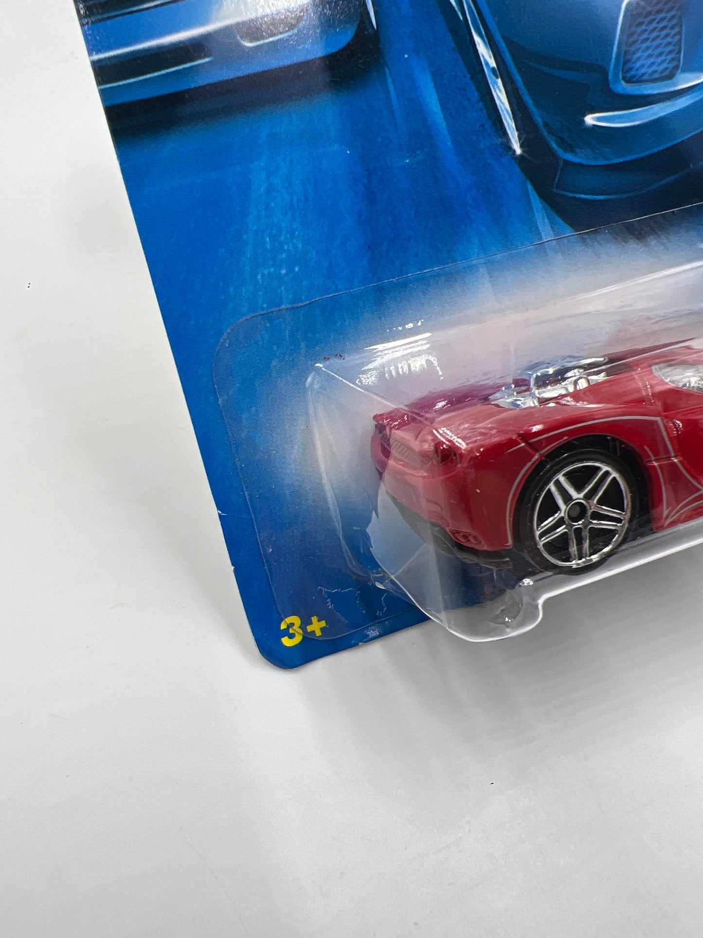 2008 Hot Wheels All Stars #66 Tooned Enzo Ferrari Red Card Not Perfect SR