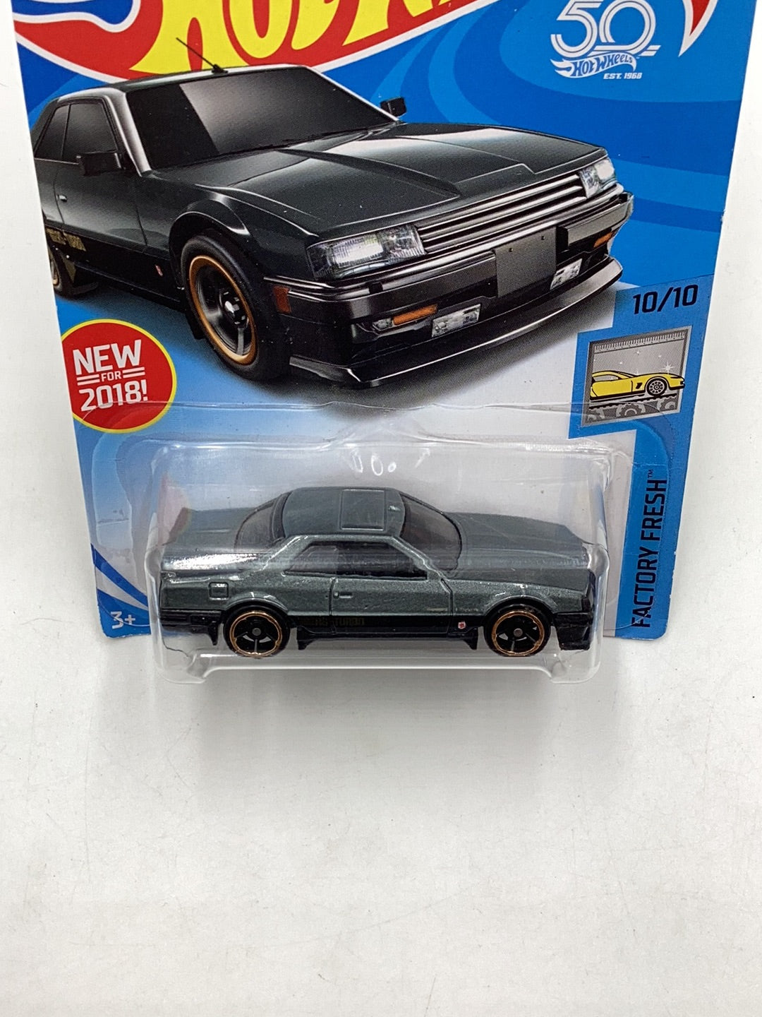 2018 Hot Wheels #169 82 Nissan Skyline R30 Gray 83G