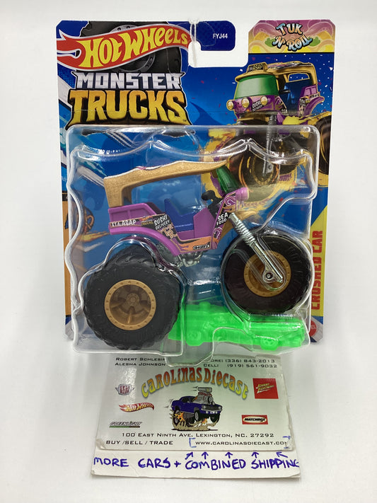 2024 Hot wheels Monster Trucks Snack Pack #4 Tuk N Roll Purple 130G