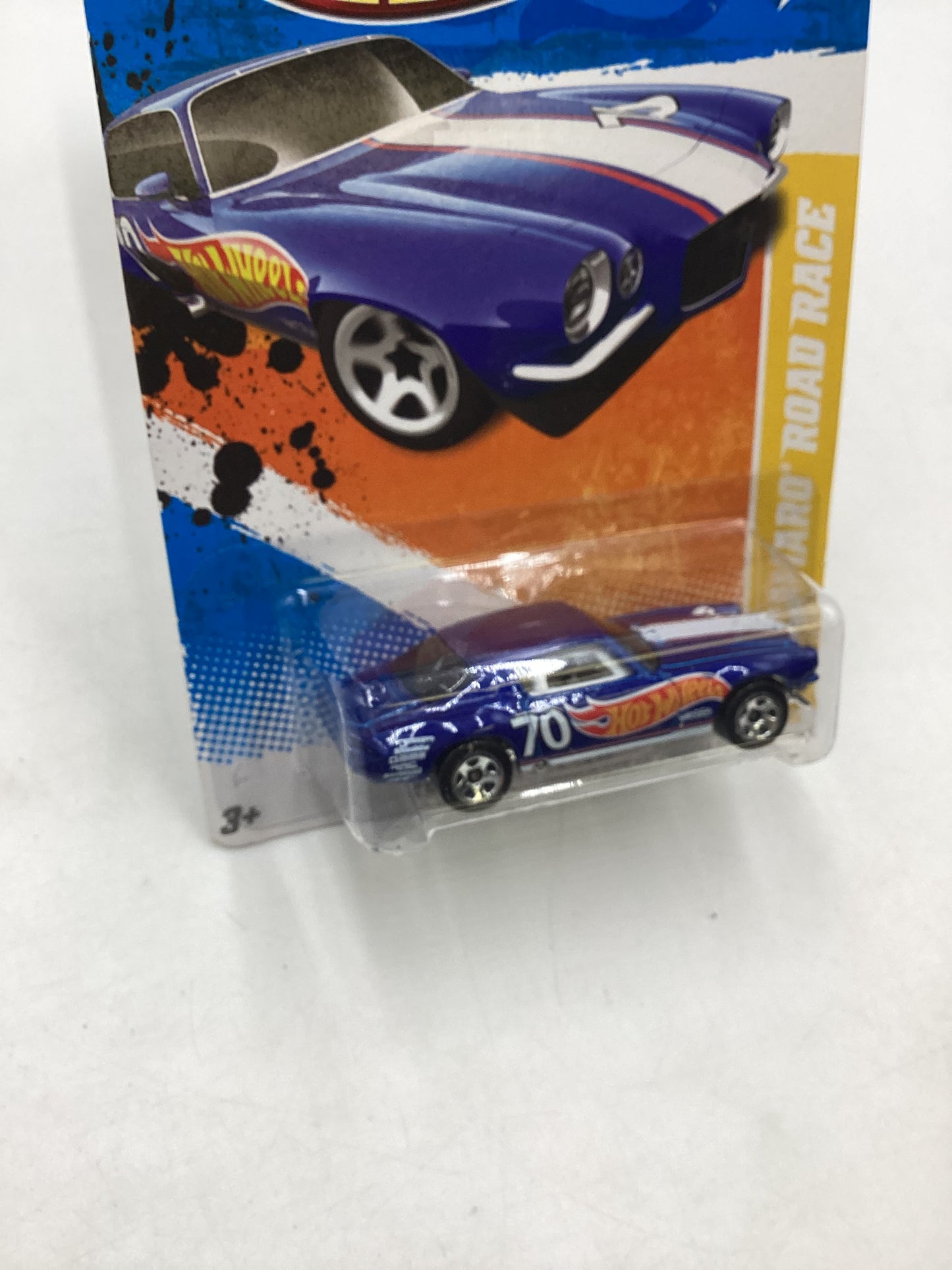 2011 Hot Wheels #47 70 Camaro Road Race Blue 14B