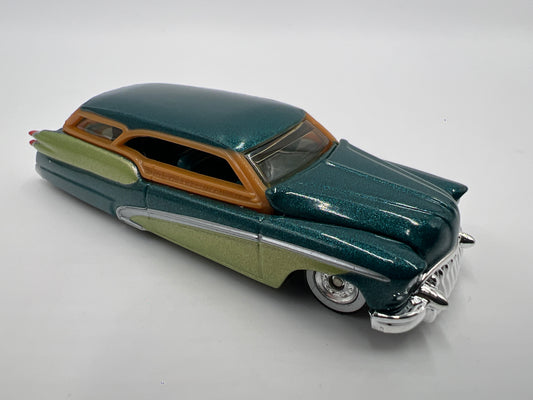 Hot Wheels 1/64 Premium Great 8s Elwoody 50 Buick Green Loose