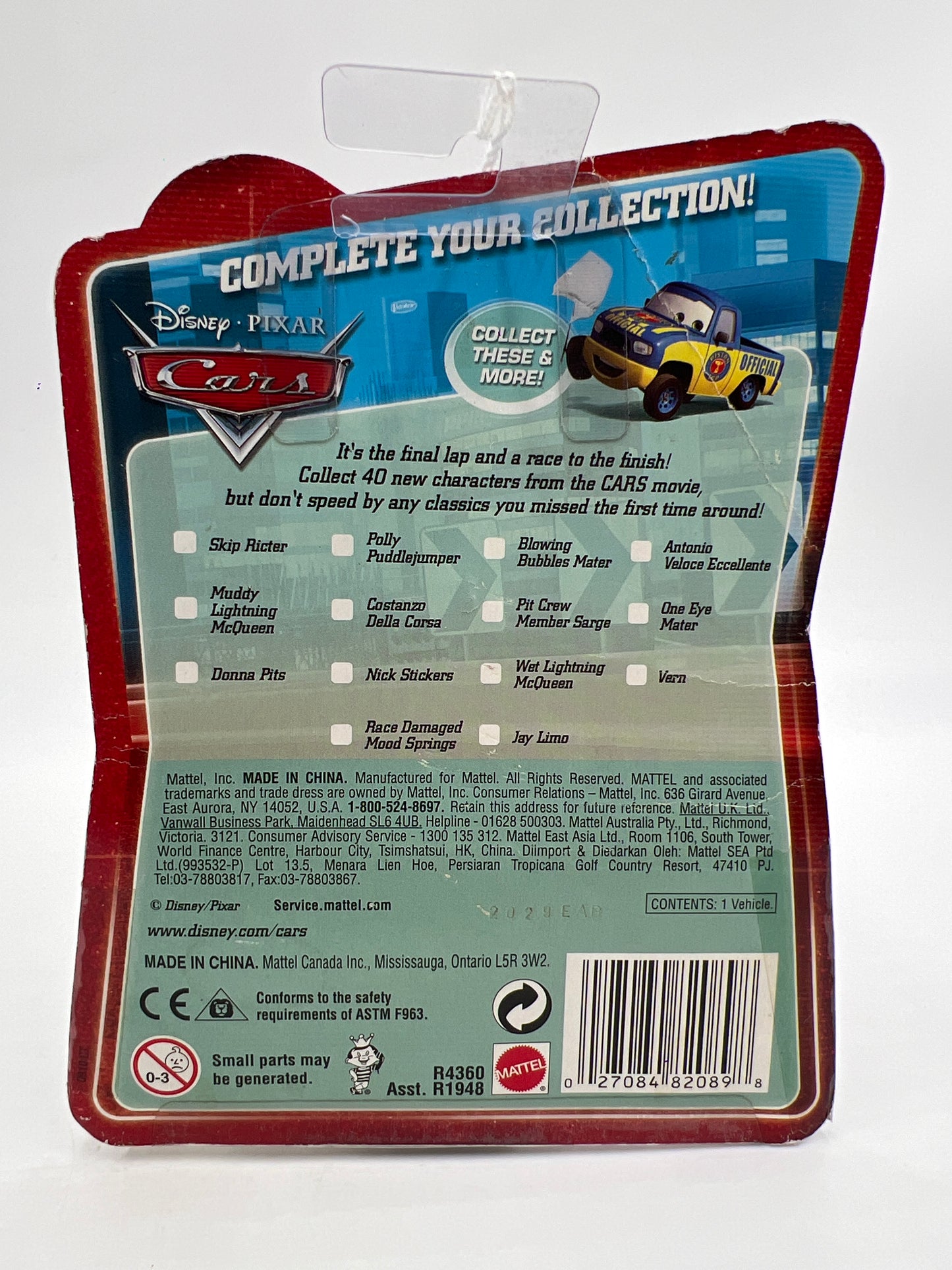 Disney Pixar Cars Final Lap Collection #106 Polly Puddlejumper